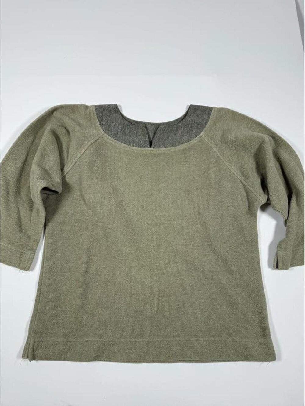 Orvis Women's Medium Green Knit Sweater - Made in USA